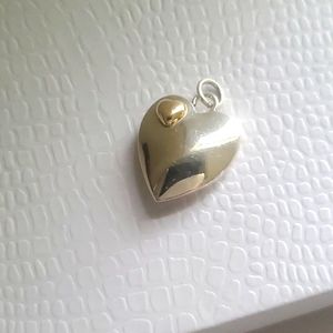 Doskow 925 14k heart pendant